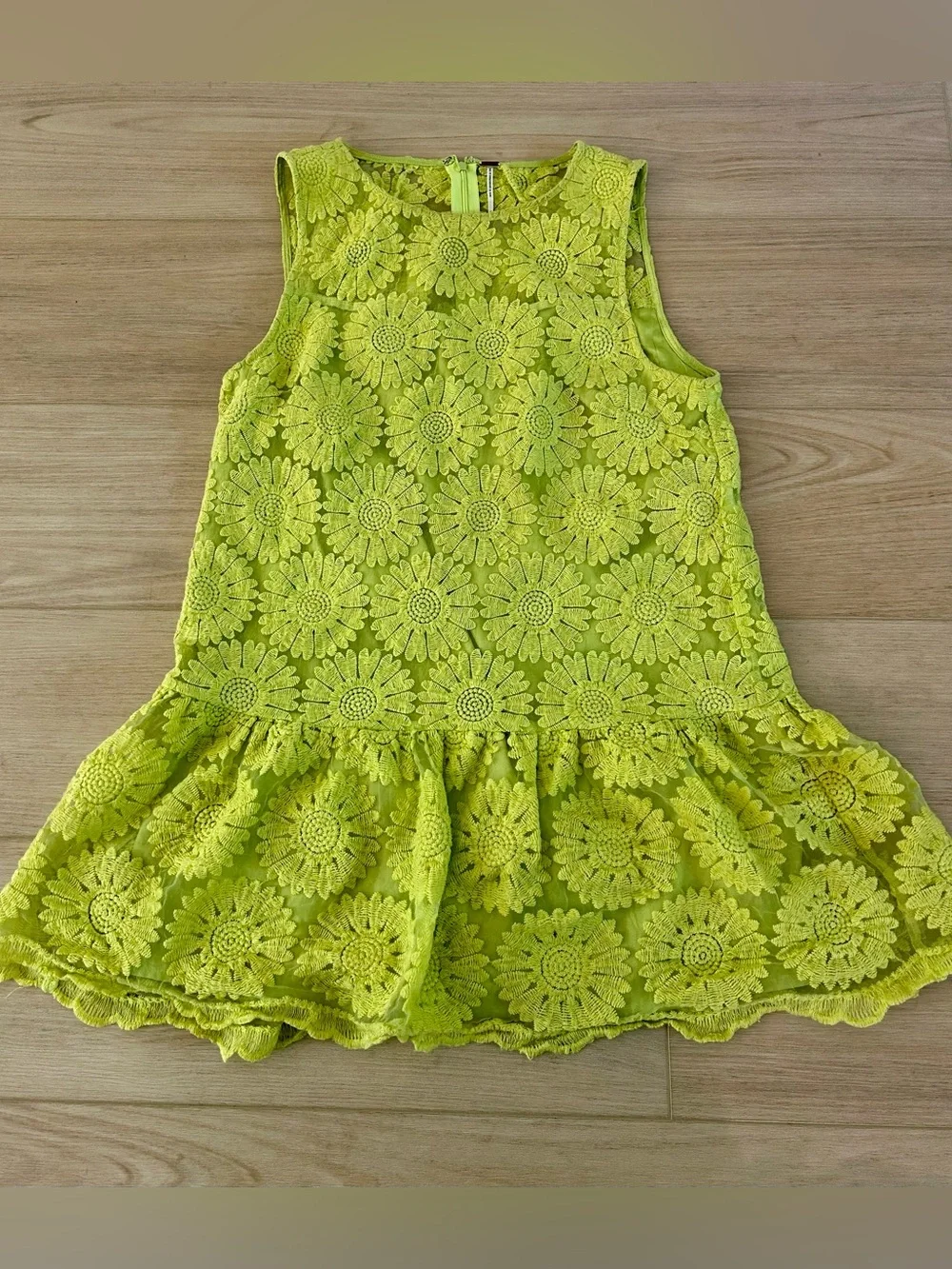 Free People Neon Daisy Mini Dress